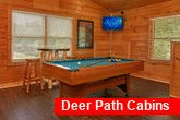 Cabin with Pool Table and Game Room
