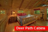 King Bedroom in rustic honeymoon cabin