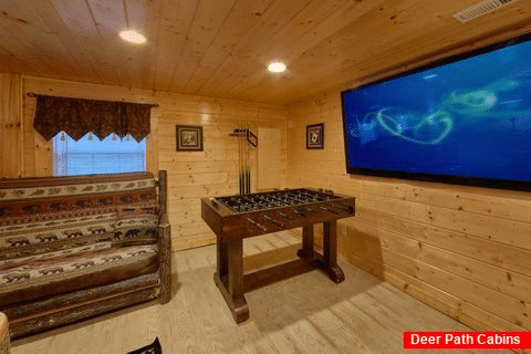 2 Bedroom Ã‡abin with Game room and foosball - April's Diamond