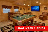 Pool Table and Game Room in Premium Cabin