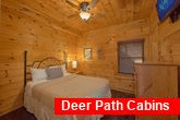 Resort cabin with 2 private queen bedrooms