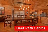 5 bedroom cabin with large dining area