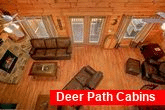 5 bedroom cabin with large TV and sitting area