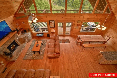 7 bedroom cabin with 4 covered porches - Timber Lodge