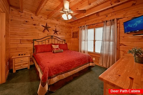 7 bedroom cabin with 4 master suites - Timber Lodge