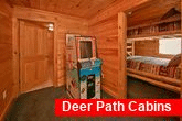 Cabin with stand up arcade game and pool table