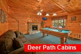 Cabin with pool table and 2 hot tubs
