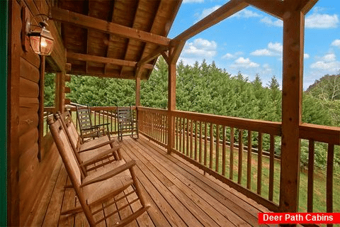 7 bedroom cabin with covered deck - Timber Lodge