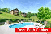 Cabin with Resort swimming pool and internet 