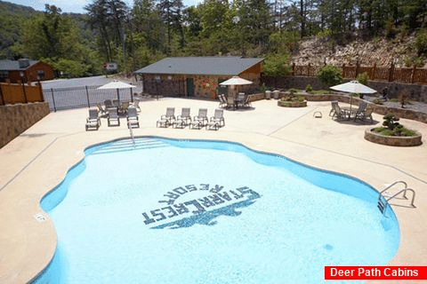 Cabin with Resort swimming pool and playground - Lucky Break
