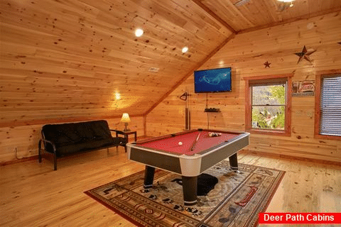 Premium Cabin with Fully Furnished Game Room - The Preserve
