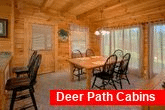 Pigeon Forge cabin with Furnished Dining Room