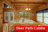 Cabin with spacious dining room and Kitchen
