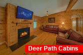 3 bedroom cabin with fireplace and sleeper sofa