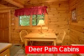 Rustic Cabin with Kitchen and Dining Table