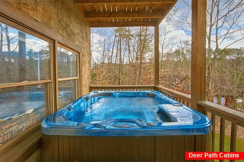 Spacious Cabin with a Spacious Outdoor Hot Tub - Alexander the Great