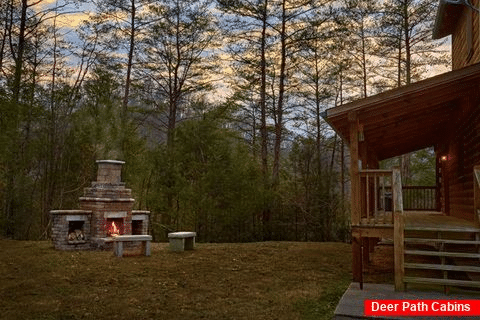 Spacious Luxury Honeymoon Cabin with Fire Pit - Knotty and Nice