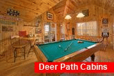 Cabin with Game Room and Pool Table and View