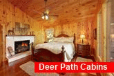 Honeymoon Cabin with King Bed and Fireplace