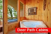 Cabin with Private Jacuzzi Tub and View