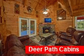 2 Bedroom Cabin with Large Fireplace and TV