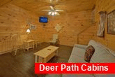 Game room with Sleeper sofa in 4 bedroom cabin