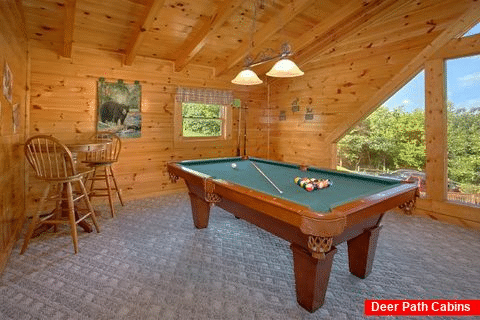 2 Bedroom Cabin with Pool Table and Loft - Lookin Up