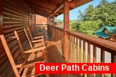 2 Bedroom Cabin with Rocking chairs and Swing