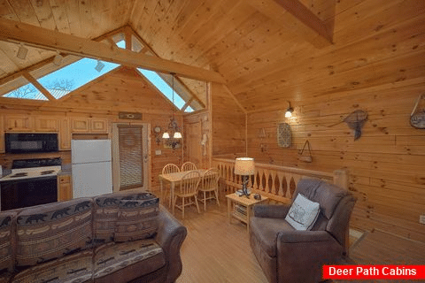 1 bedroom cabin with recliner and fireplace - Angel's Ridge