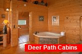 Cabin with King Bedroom and Private Jacuzzi Tub