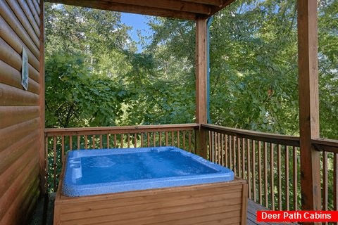 Secluded Cabin with Private Hot Tub and Views - Lasting Impression