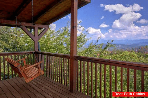 Luxury Cabin with Porch Swing and Mountain Views - Lasting Impression